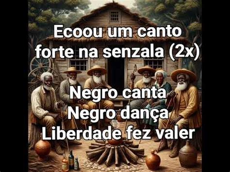 Ponto De Preto Velho Ecoou Um Canto Forte Na Senzala Letra