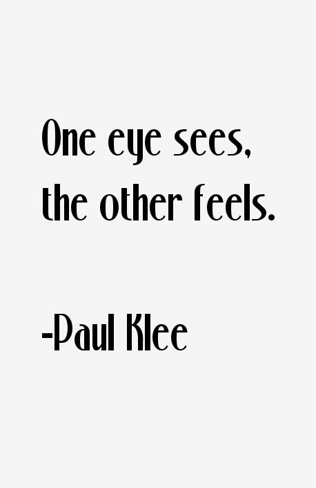 Paul Klee Quotes & Sayings