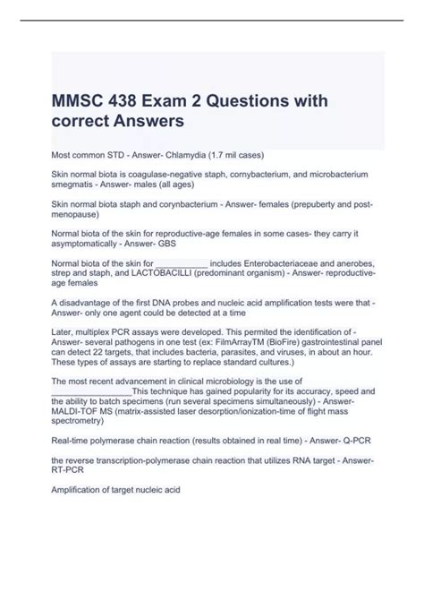 Mmsc Exam Questions With Correct Answers Mmsc Stuvia Us