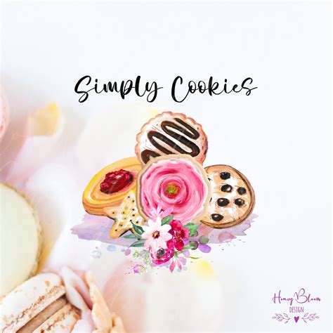 Cookie Bakery Logo Sugar Cookies Logo Cookie Bakery Shop Etsy