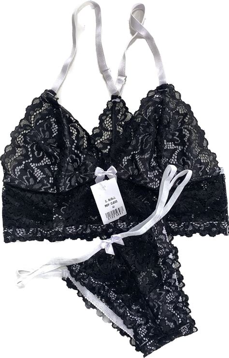 Comprar Conjunto Lingerie Top Sensual Calcinha Renda Sem BojoCJ020 Bebel Roberta Lingerie