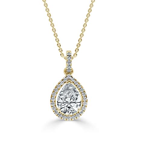 Diamond Halo Pendants Halo Necklace For Women In London Uk