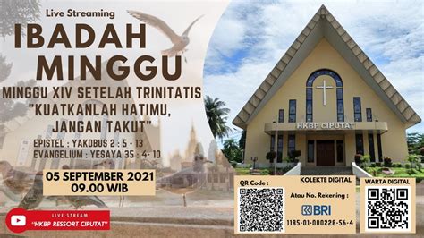 Ibadah Minggu Minggu Xiv Setelah Trinitatis Sept Hkbp