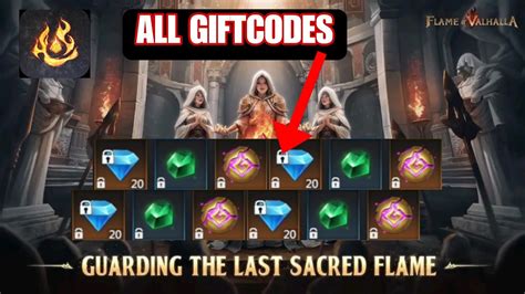 Flame Of Valhalla All 11 Giftcodes How To Redeem Flame Of