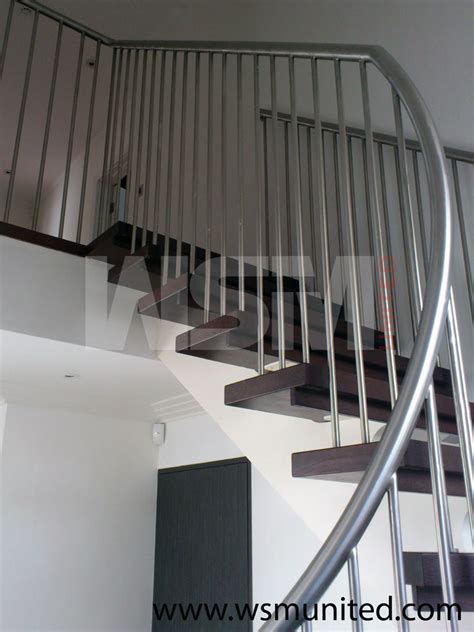 Bespoke Balustrade Contemporary Railings Wsmu Ltd Minimalist Glass