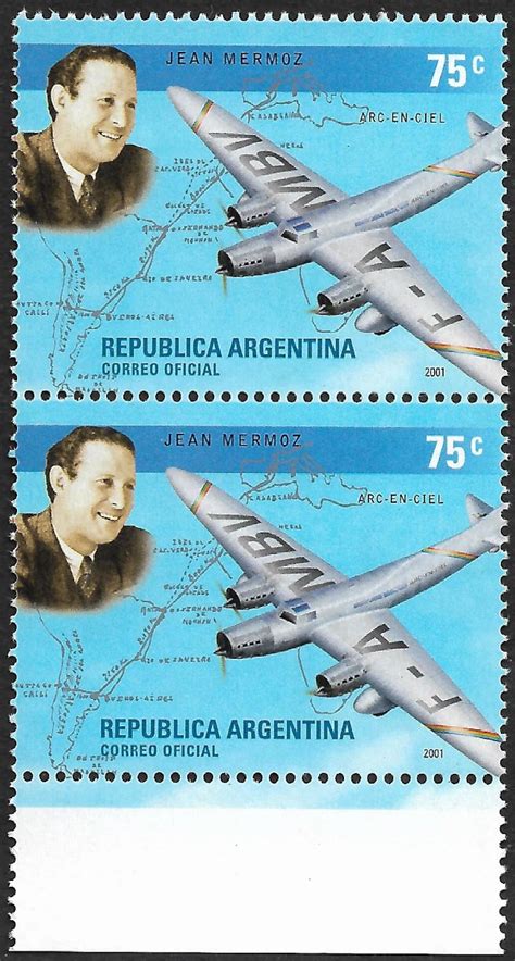 Serie Aviadores Filatelia Argentina