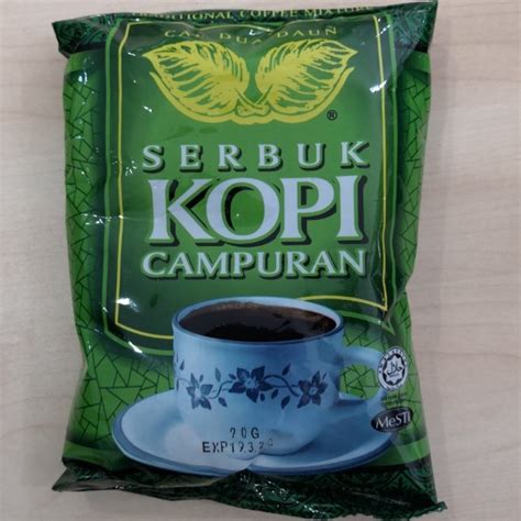 Serbuk Kopi Campuran Cap Dua Daun Tradisional Shopee Malaysia