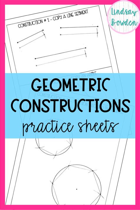 Geometry Constructions Worksheets