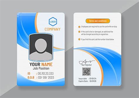 Employee Identity Card Style Template Template Download On Pngtree