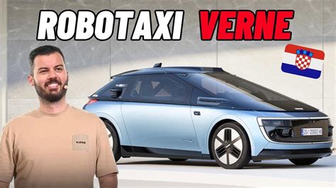 Mate Rimac Otkrio Je Robotaxi Verne Youtube