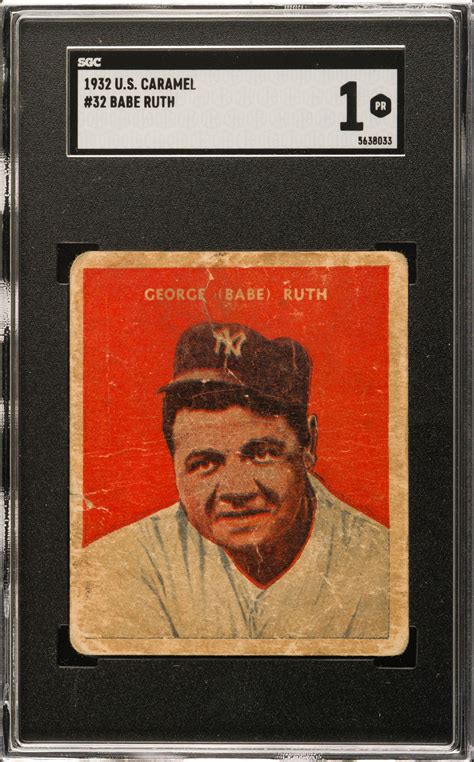 1932 R328 U S Caramel 32 Babe Ruth REA Archive