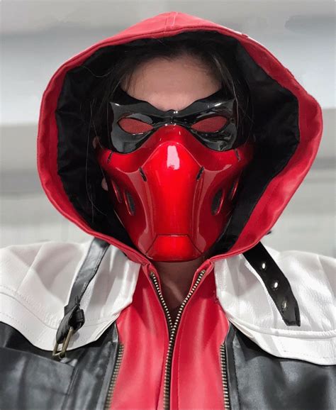 Red Hood New Outfit Mask / Mask Cosplay / Red Hood Outlaw - Etsy