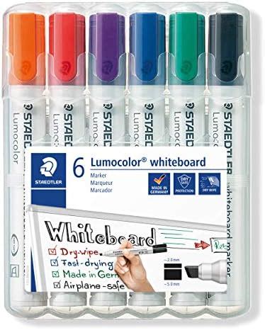 Staedtler Lumocolor Whiteboard 351B Chisel Tip Marker Assorted Pack