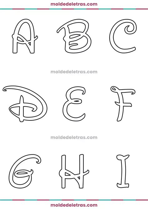 10 Best Alphabet Disney Font Printables Pdf For Free At Artofit