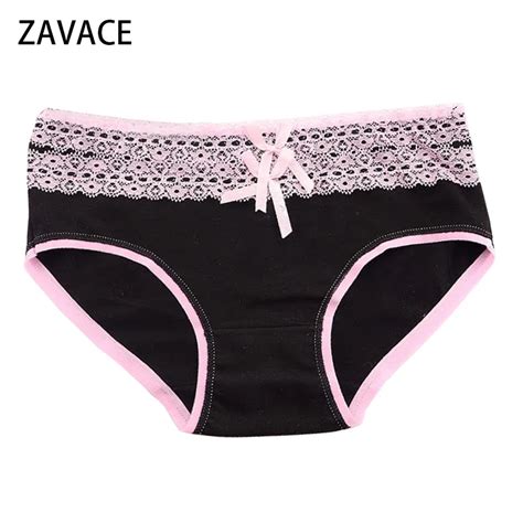 Zavace Underwear Women Comfortable Sweet And Lovely Lace Two Lace