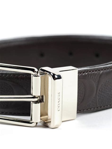 Belts Coach BUCKLED LEATHER REVERSIBLE BELT 64773DK Thebs