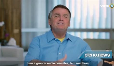 No último dia na TV Bolsonaro reage à super live de Lula Brasil