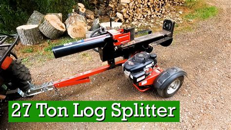 Troy Bilt Ton Log Splitter Youtube