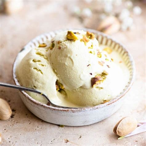 Pistachio Ice Cream Gelato Al Pistacchio Inside The Rustic Kitchen