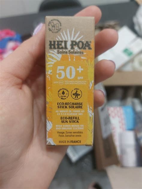 Hei Poa Recharge Stick Solaire Spf G Inci Beauty