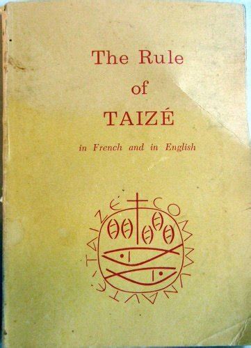 Rule Of Taize Presses De Taiz Amazon Books