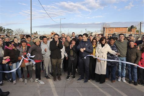 Katopodis inauguró obras hídricas y de infraestructura urbana en San