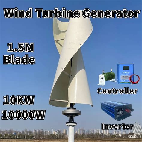 W Wind Turbine V V V Vertical Axis Kw Wind Turbine Vawt