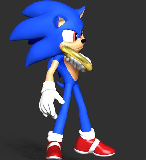 The Sonic Fanart - 3D Model by Bon Bon Art