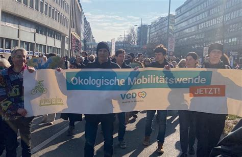 Vcd Beim Klimastreik Kologische Mobilit Tswende Jetzt Vcd Vor Ort