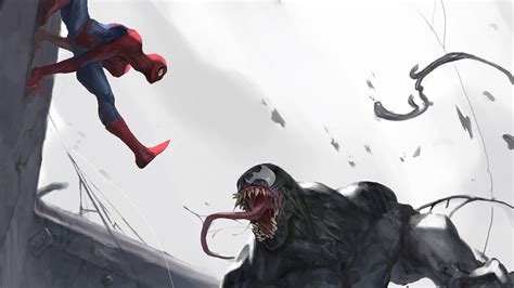 Spider Man Vs Venom K Wallpaper Hd Superheroes Wallpapers K