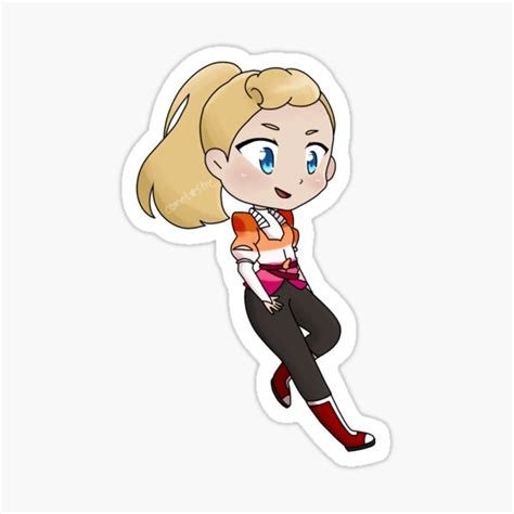 Adora Pride Sticker Lesbian Flag Sticker By Cometstre Redbubble