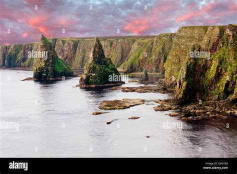 Duncansby Stacks, Duncansby Head, John O´Groats, Scotland, United Stock ...