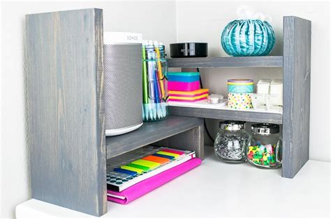 Ana White | Adjustable Desktop Organizer - DIY Projects