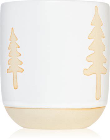 Paddywax Cypress Fir White Glazed Raw Ceramic vonná svíčka notino cz