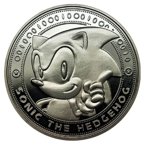 Sonic The Hedgehog Collectors Limited Edition Coin Silver Variant