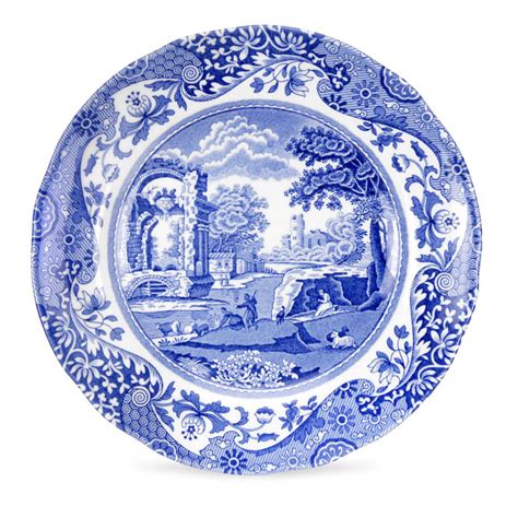 Spode Blue Italian Set Of 4 Bread And Butter Plates Spode