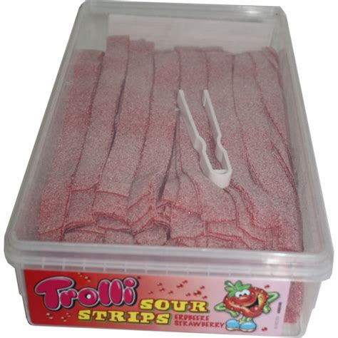 Trolli Sour Strips Erdbeere 150Stk