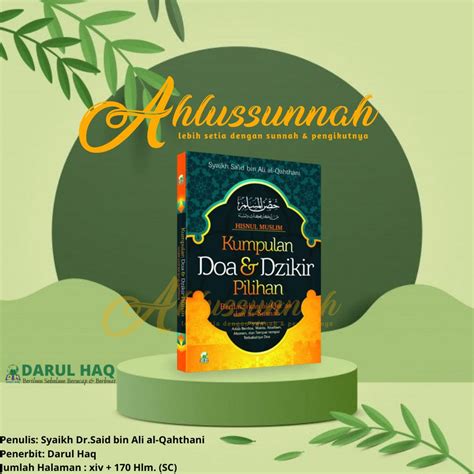 Jual Buku Kumpulan Doa Dzikir Pilihan Hisnul Muslim Shopee Indonesia