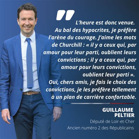 Guillaume Peltier député LR et ancien n2 de LR décide de rejoindre