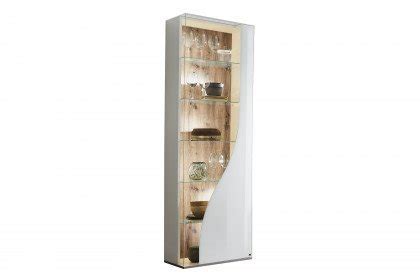 Vitrine Von Leonardo Living Curve Bianco Balkeneiche M Bel Letz