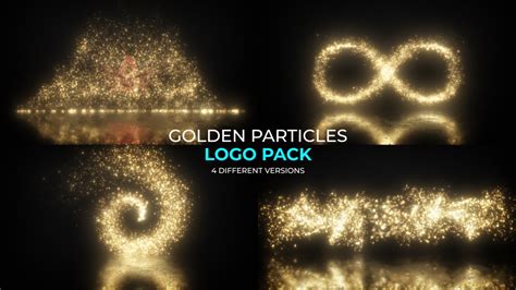 Golden Particles Logo Pack - Premiere Pro Templates | Motion Array