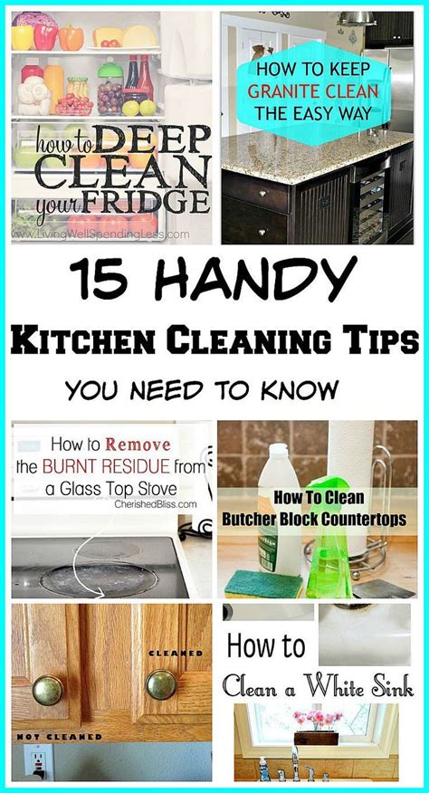 Handy Kitchen Cleaning Tips Cleaning Hacks Kitchen Cleaning Hacks