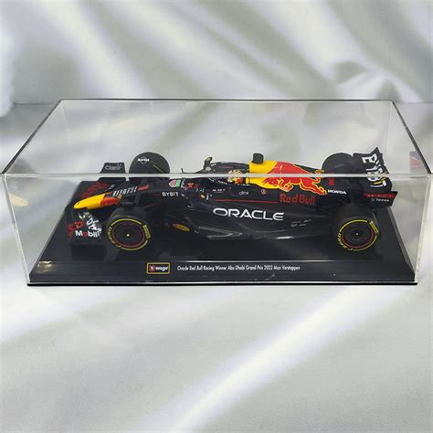 Redbull Rb Max Verstappen Caja Acrilica Burago Tienda