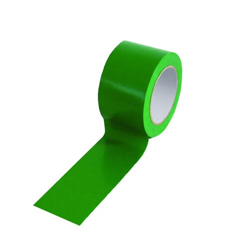 Green Floor Lane Marking Tape Safe Industrial