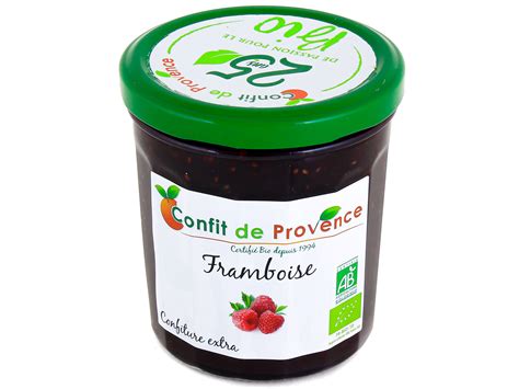 Confit De Provence Confiture De Framboises Bio 370g Coopnature