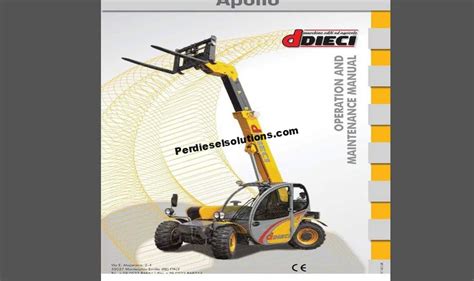 DIECI Telehandler Parts & Operation Maintenance Manual PDF ...