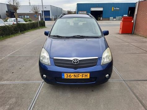 Toyota Corolla Verso 1 6 16V VVT I Sloopvoertuig 2003 Blauw