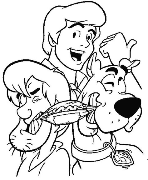 Free Scooby Doo And Shaggy Coloring Pages Download Free Scooby Doo And