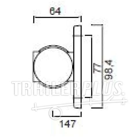 Aspock Umrissleuchte Aspöck SUPERPOINT III LED direct montage DC