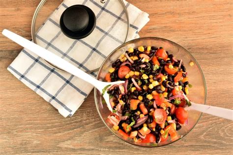 Fresh Black Bean Salad Gluten Free Recipe Cookme